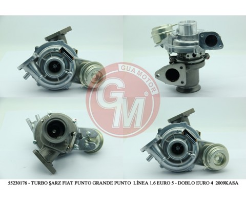 TURBO ŞARJ FIAT BRAVO PUNTO GRANDE PUNTO LİNEA EGEA 1.6 EURO 5 - DOBLO EURO 4 2009KASA