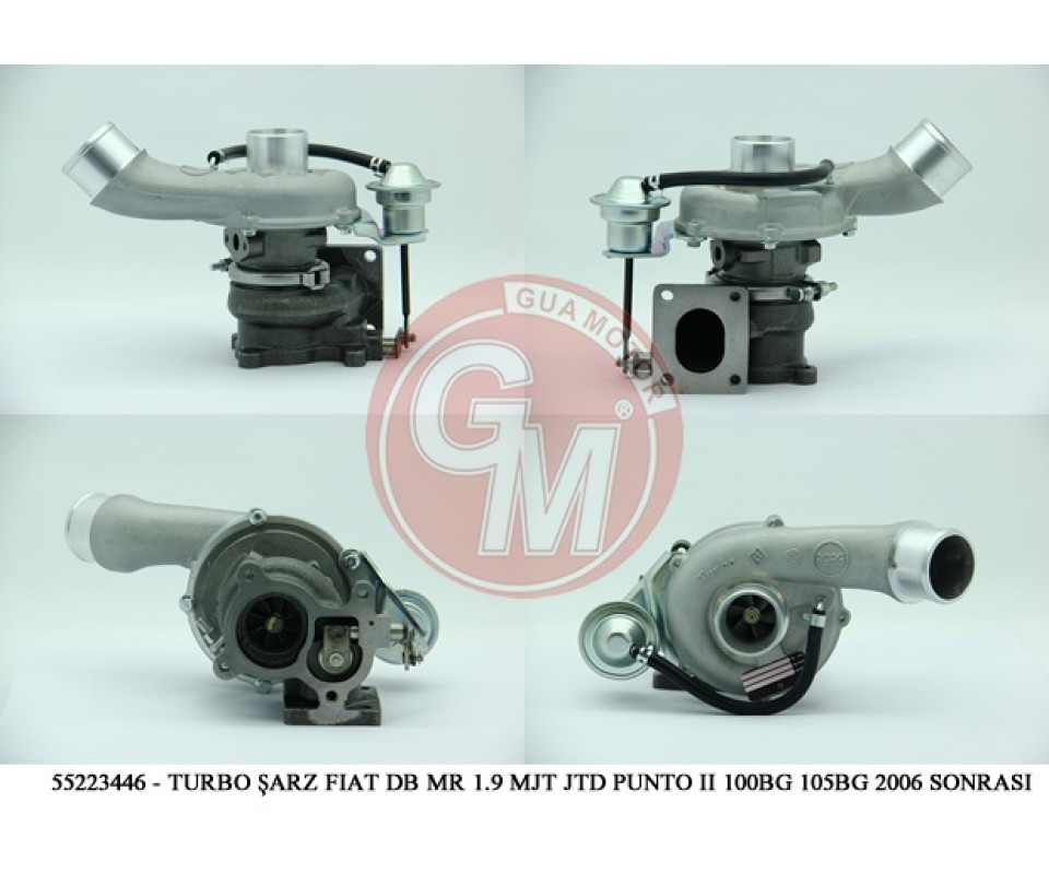 TURBO ŞARJ FIAT DOBLO MARİA 1.9 MJT JTD PUNTO II STİLO 100BG 105BG 2006 SONRASI