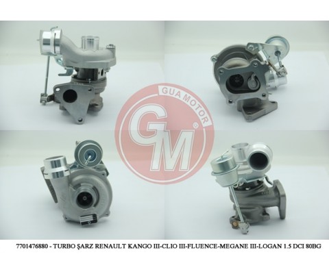 TURBO ŞARJ RENAULT KANGO DACIA LOGAN LOGAN MCW 1.5 DCI 80-85BG