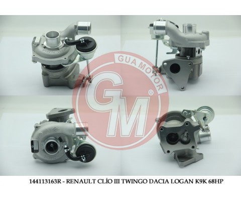 TURBO ŞARJ RENAULT CLİO II III TWINGO DACIA MCW LOGAN SANDERO K9K 1.5DCI 68HP