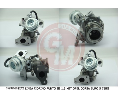 TURBO ŞARJ FIAT FIORINO 07> LINEA 09> PUNTO 09> GRANDE PUNTO 05>11 1.3D MTJ E5 OPEL CORSA 1.3 CDTI A13DTC PSA BIPPER-NEMO 1.3HDI 10 > EURO5