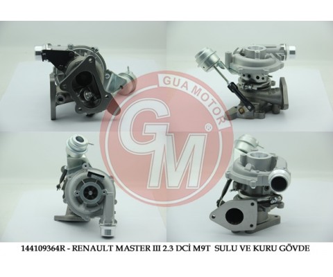 TURBO KOMPLE RENAULT MASTER III 10> TRAFIC II 06> OPEL MOVANO B 10> VIVARO 06> 2.0DCI M9R 2.3DCİ M9T