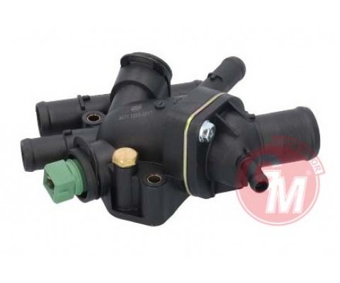 TERMOSTAT 89 C KOMPLE KANGOO 97> MEGANE I 96> CLIO II 98>05 LAGUNA 96> 1.9D F8Q SENSÖR DELİKLİ