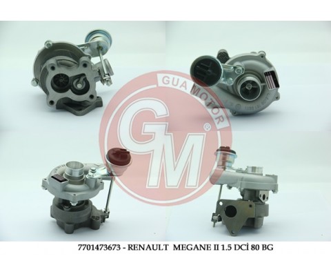 TURBO ŞARJ RENAULT CLİO II KANGO DACIA SYMBOL MEGANE II 1.5 DCİ 80 BG