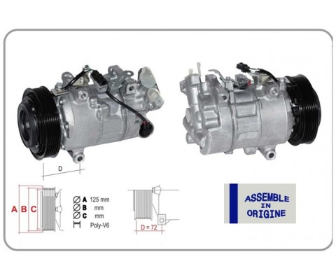 KLİMA KOMPRESÖRÜ SIFIR ÜRÜN RENAULT MEGANE III TALİSMAN MEGANE IV 15> SCENIC IV 15> KADJAR 15> 1.5 BLUE DCİ / NISSAN QASHQAİ 1.5L K9K DCİ J11 14->
