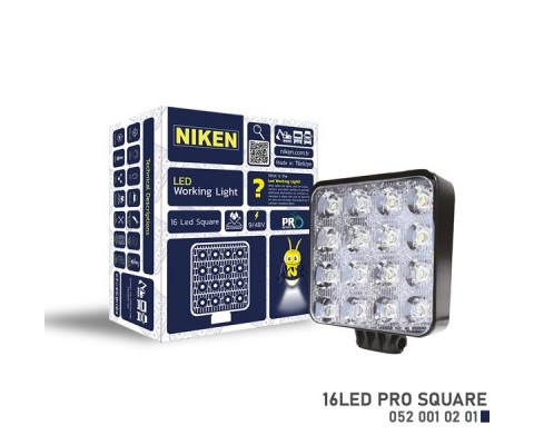 CALISMA LAMBASI 16 LEDLİ KARE