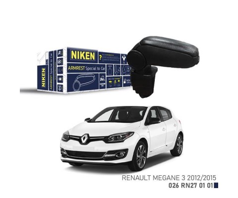 ARACA ÖZEL KOL DAYAMA SİYAH RENAULT MEGANE III 12-15