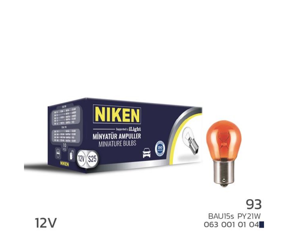 NIKEN 93 AMPULYAKIN TIR. BAU15s PY21W AMB 10LU