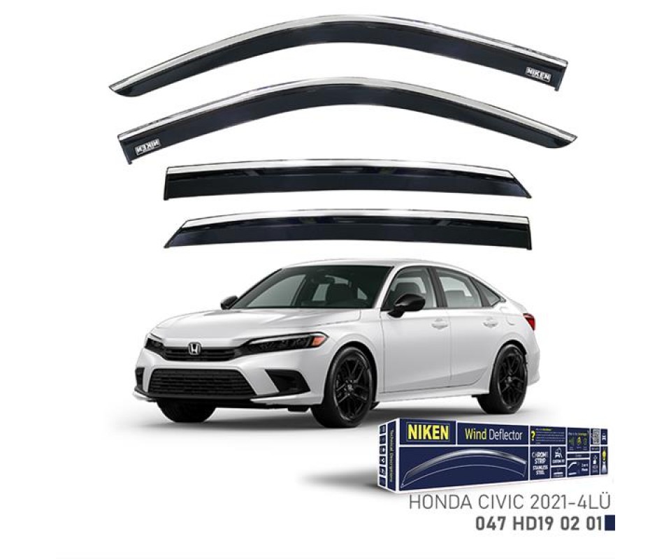 KROMLU CAM RÜZGARLIĞI HONDA CIVIC 2021- SEDAN 4LÜ