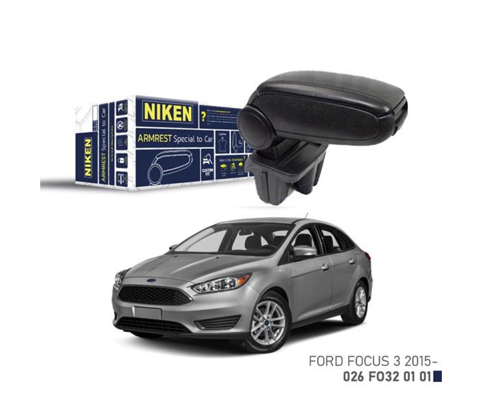ARACA ÖZEL KOL DAYAMA SİYAH FORD FOCUS III 15 >