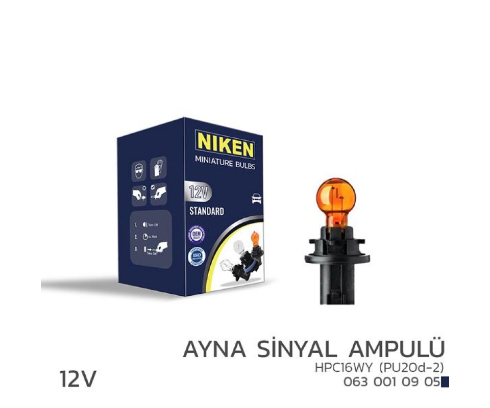 NIKEN 12V HPC16WY AYNA SNYL AMP PU20d-2 AMBER 10L