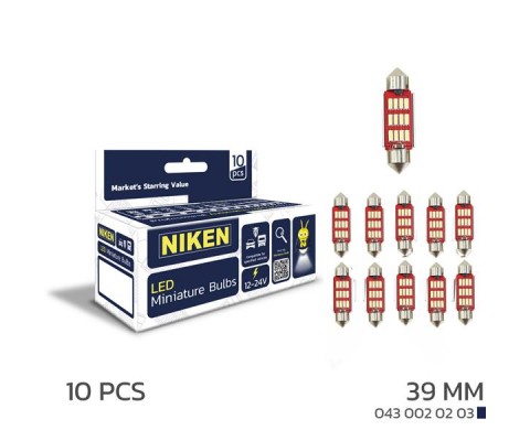 LED AMPUL SOFİTCANBUSLED39MM 10LU