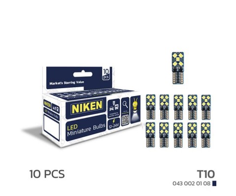 LED AMPUL T10CANBUSPARKLEDİ10LEDLİ 10LU
