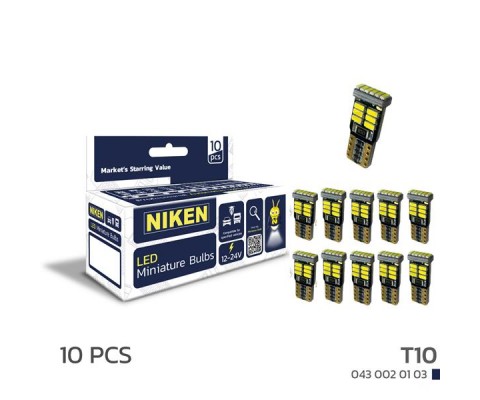 LED AMPUL T10CANBUSPARKLEDİ18LEDLİMİNİ 10LU
