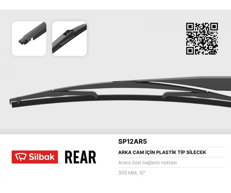 SİLECEK SÜPÜRGESİ ARKA PLASTİK TİP 300MM HYUNDAI İ İ30. CW GD 11/12>