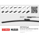SİLECEK SÜPÜRGESİ MUZ TİPİ 700mm A. BC.C2.D VE U TİPİ KOLLAR ICIN MULTİ ADAPTORLÜ