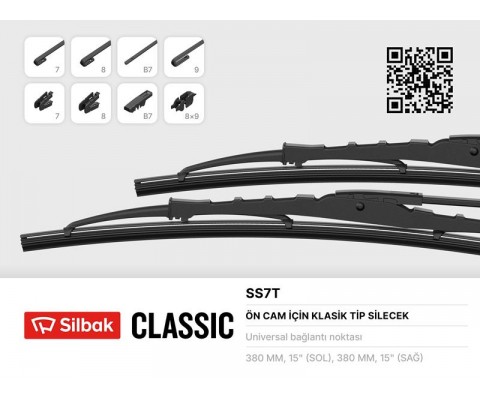 SİLECEK SÜPÜRGESİ 380MM R12-M131-TM30-1340- DOGAN-KARTAL-SAHIN