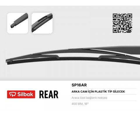 SİLECEK SÜPÜRGESİ 400mm PLASTIK TIP ARKA SANDERO-MICRA-ASTRA G-COMBO-CORSA C-P306-CLIO 98>KNG