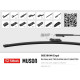 SİLECEK SÜPÜRGESİ MUZ TİPİ 380mm A. BC.C2.D VE U TİPİ KOLLAR ICIN MULTİ ADAPTORLÜ