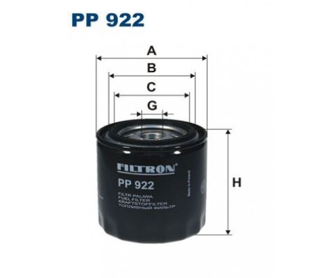 YAKIT FİLTRESİ MAZDA B-SERİE PİCKUP 2.5 D 4WD 78HP 09/98-06/99