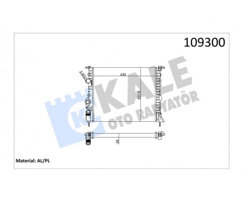 RADYATÖR MGN-SCENIC 1.6 1.4 E7J 2 SIRA AL PL SİSTEM