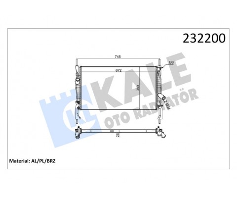 MOTOR SU RADYATORU TRANSIT 2.2TDCI 2.4TDCI 06 09 KLIMASIZ MANUEL 1 SIRA ALB