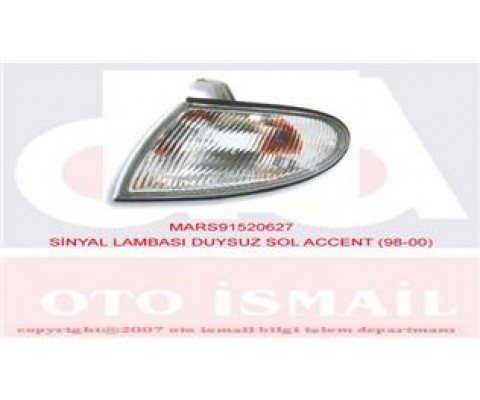 SİNYAL LAMBASI DUYSUZ SOL ACCENT 98-00