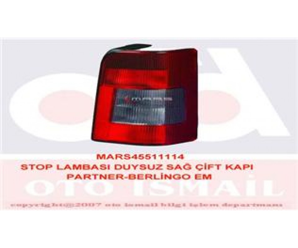 STOP LAMBASI DUYSUZ SAĞ ÇİFT KAPI PARTNER-BERLINGO EM