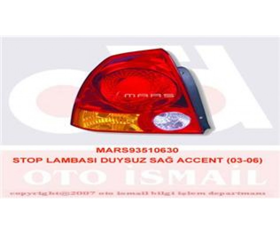 STOP LAMBASI DUYSUZ SAĞ ACCENT 03-06