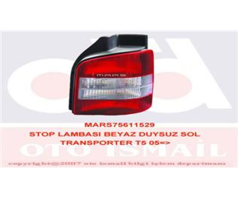 STOP LAMBASI BEYAZ DUYSUZ SOL TRANSPORTER T5 05 >