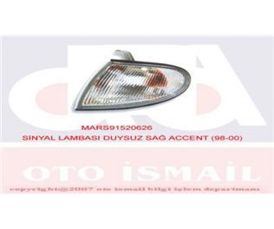 SİNYAL LAMBASI DUYSUZ SAĞ ACCENT 98-00