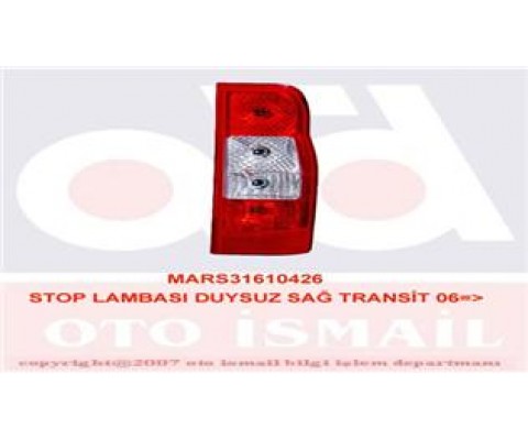 STOP LAMBASI DUYSUZ SAĞ TRANSİT V348-V347 06>14