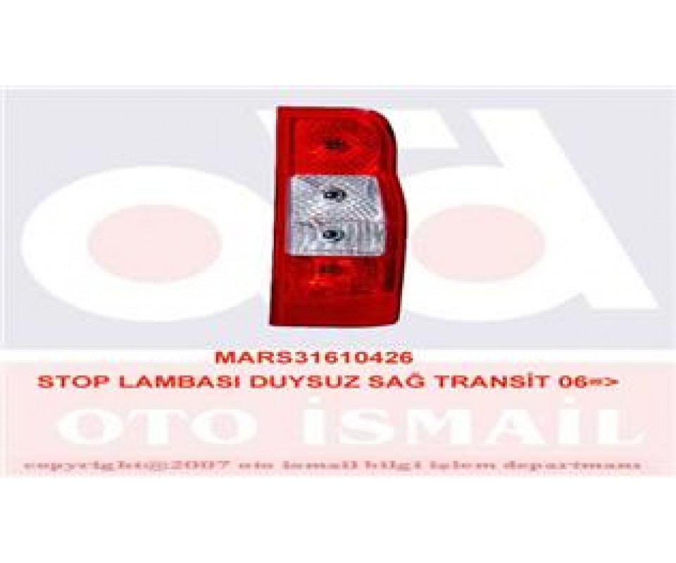 STOP LAMBASI DUYSUZ SAĞ TRANSİT V348-V347 06>14