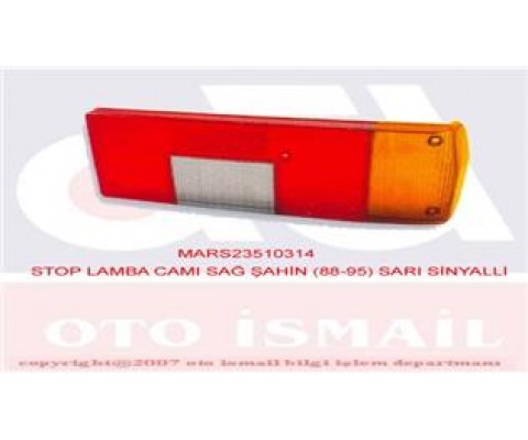 STOP LAMBA CAMI SAG SAHIN 88-95 SARI SINYALLI