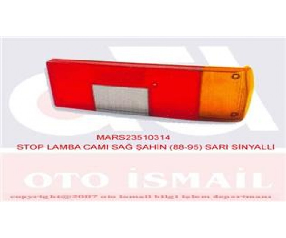 STOP LAMBA CAMI SAG SAHIN 88-95 SARI SINYALLI