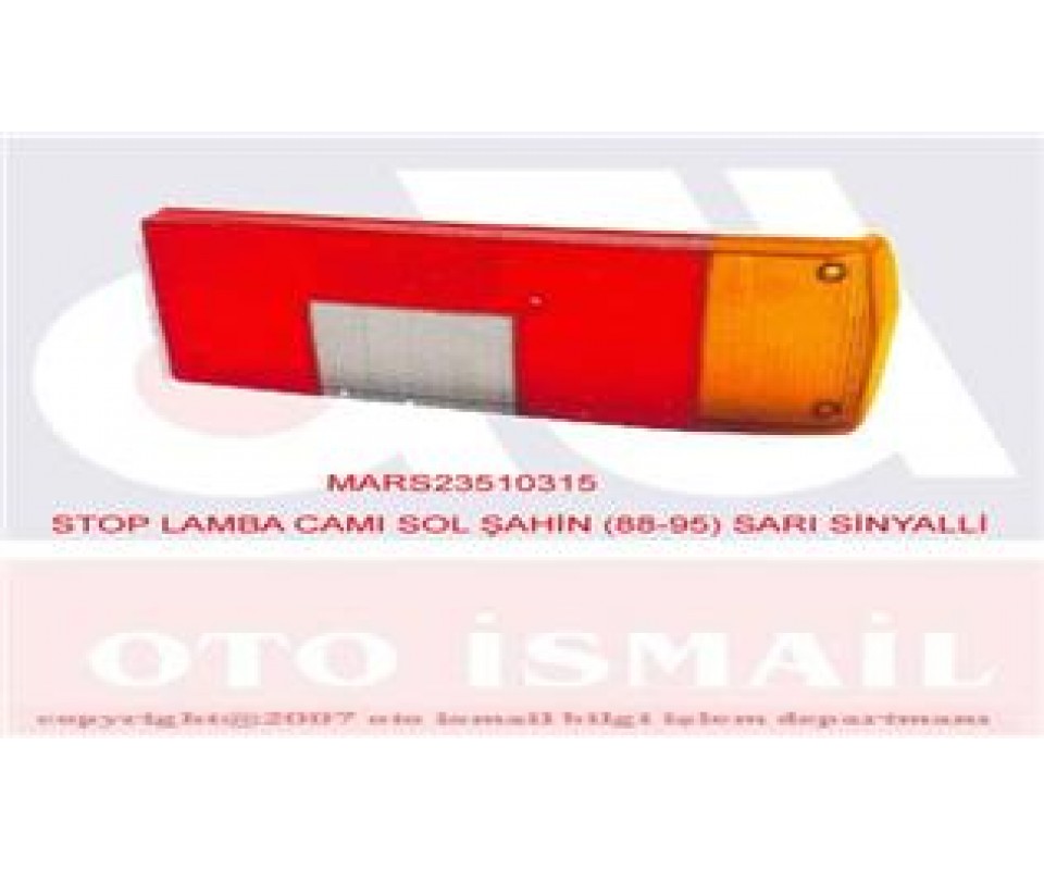 STOP LAMBA CAMI SOL SAHIN 88-95 SARI SINYALLI