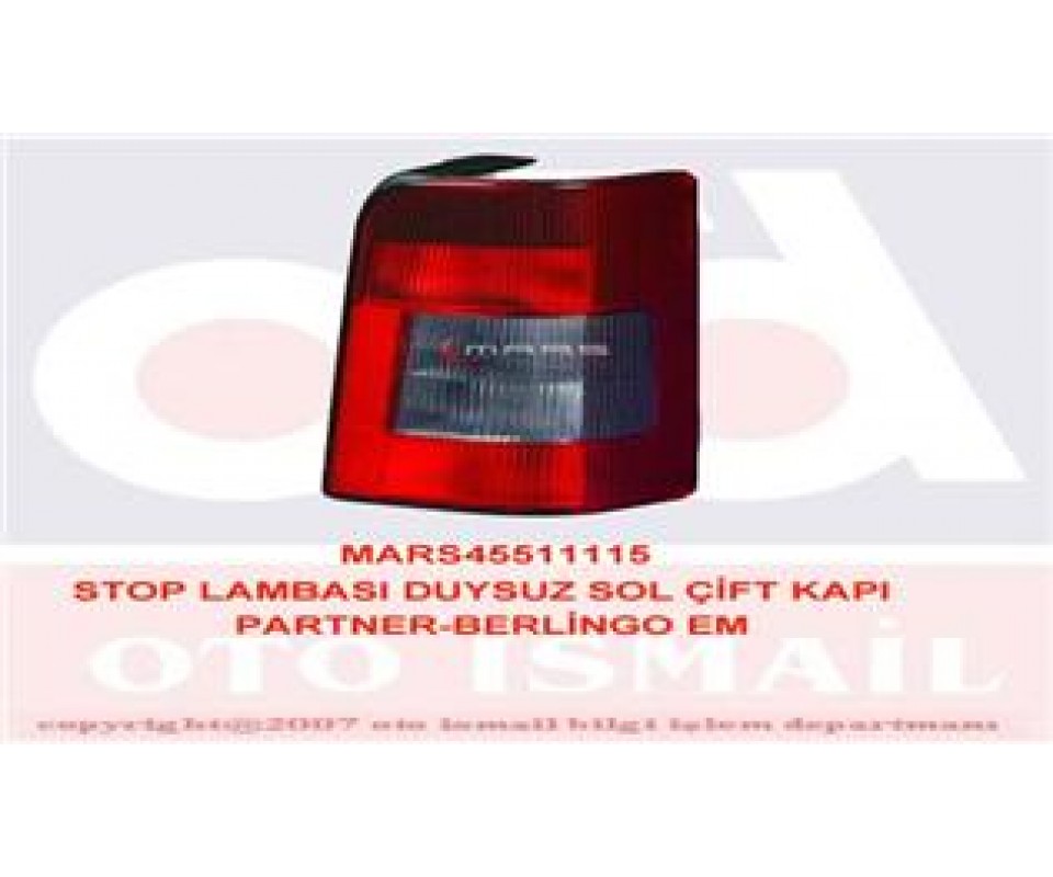 STOP LAMBASI DUYSUZ SOL ÇİFT KAPI PARTNER-BERLINGO EM
