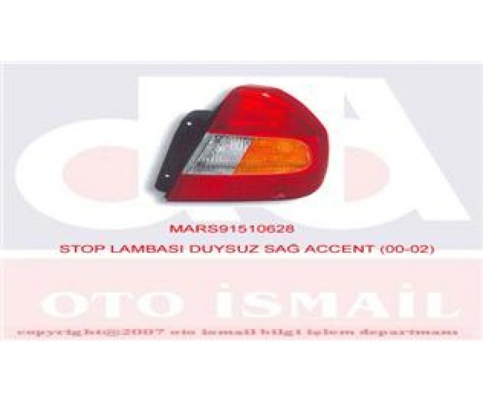 STOP DUYSUZ SAĞ ACCENT 01/00-08/02