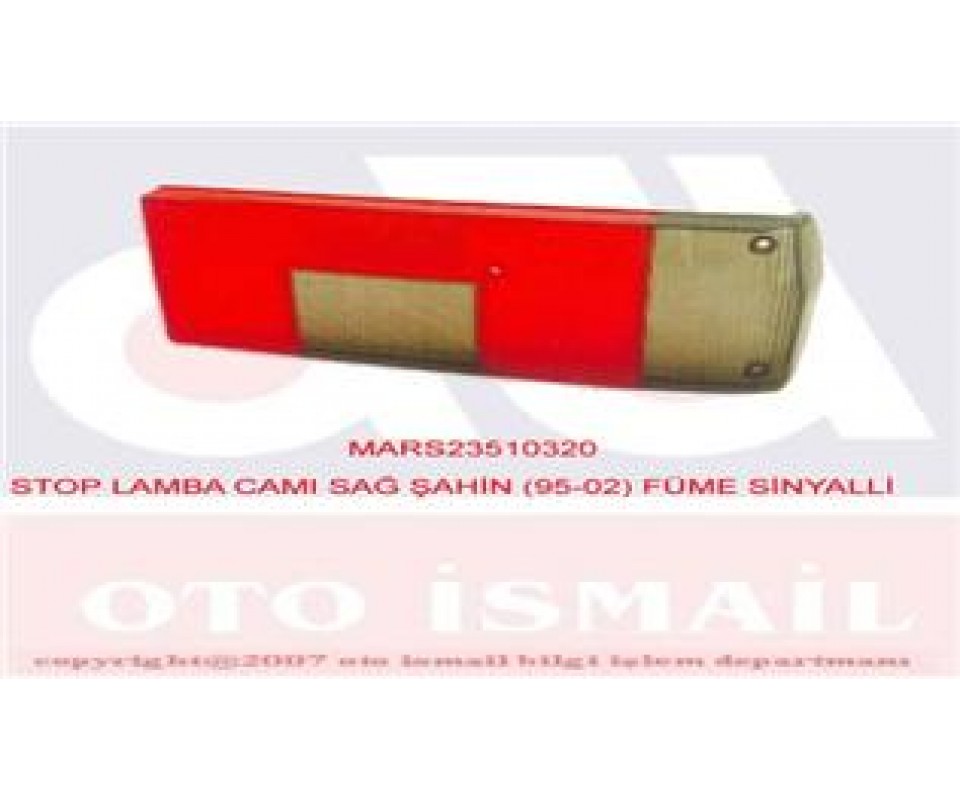 STOP LAMBA CAMI SAG SAHIN 95-02 FUME SINYALLI