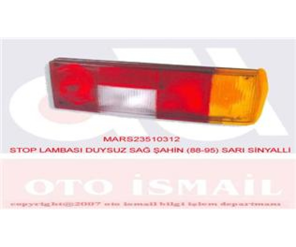 STOP LAMBASI DUYSUZ SAG SAHIN 88-95 SARI SINYALLI