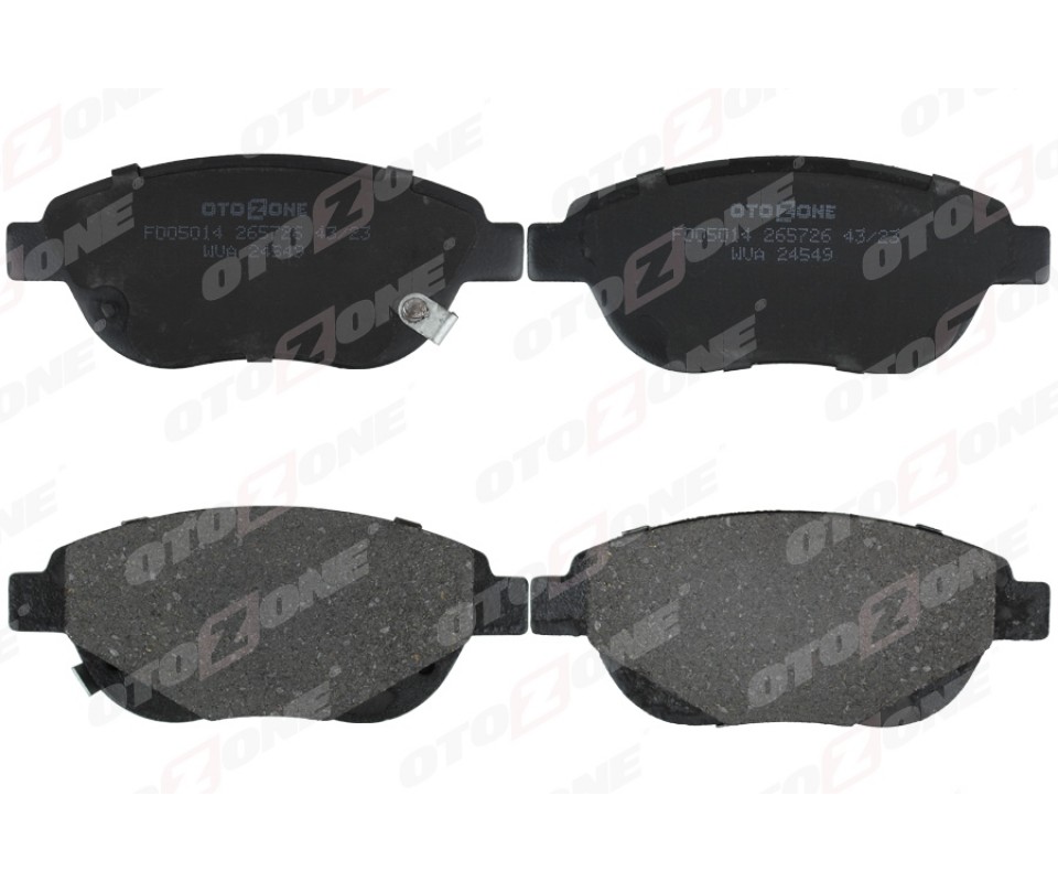ÖN BALATA CORSA D BÜYÜK TİP 1.3 CDTI 07/06 > FIAT 500L 12> 0.9T 1.4 1.3D MTJ 1.6D MTJ