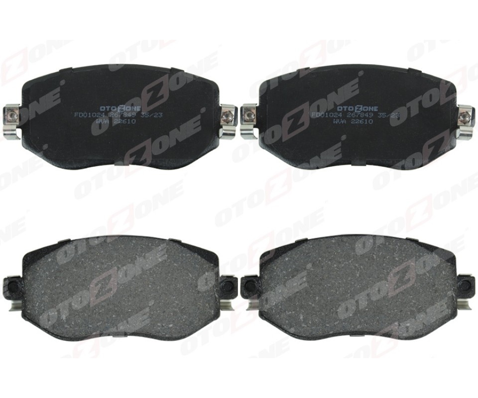 ÖN FREN BALATASI RENAULT MEGANE IV 15> TÜM MOTOR TİPLERİ G:129MM Y:58.4 MM K:18MM