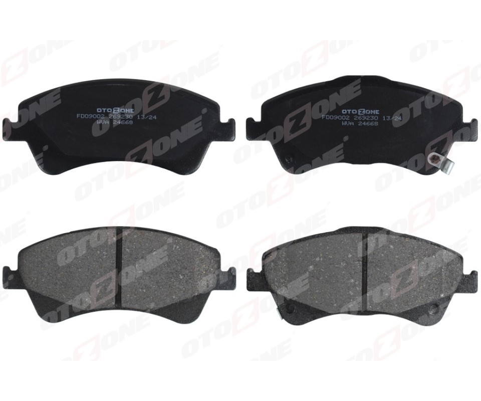 ÖN FREN BALATA TOYOTA AVENSIS 1.6L 1ZR-FAE ZRT270 benzinli 09-> 1.8L 2ZRFAE ZRT271 09-> 2.0L ADT270 AZT270 09-> / VERSO 1.6L 1ZRFAE ZGR20 09 ->
