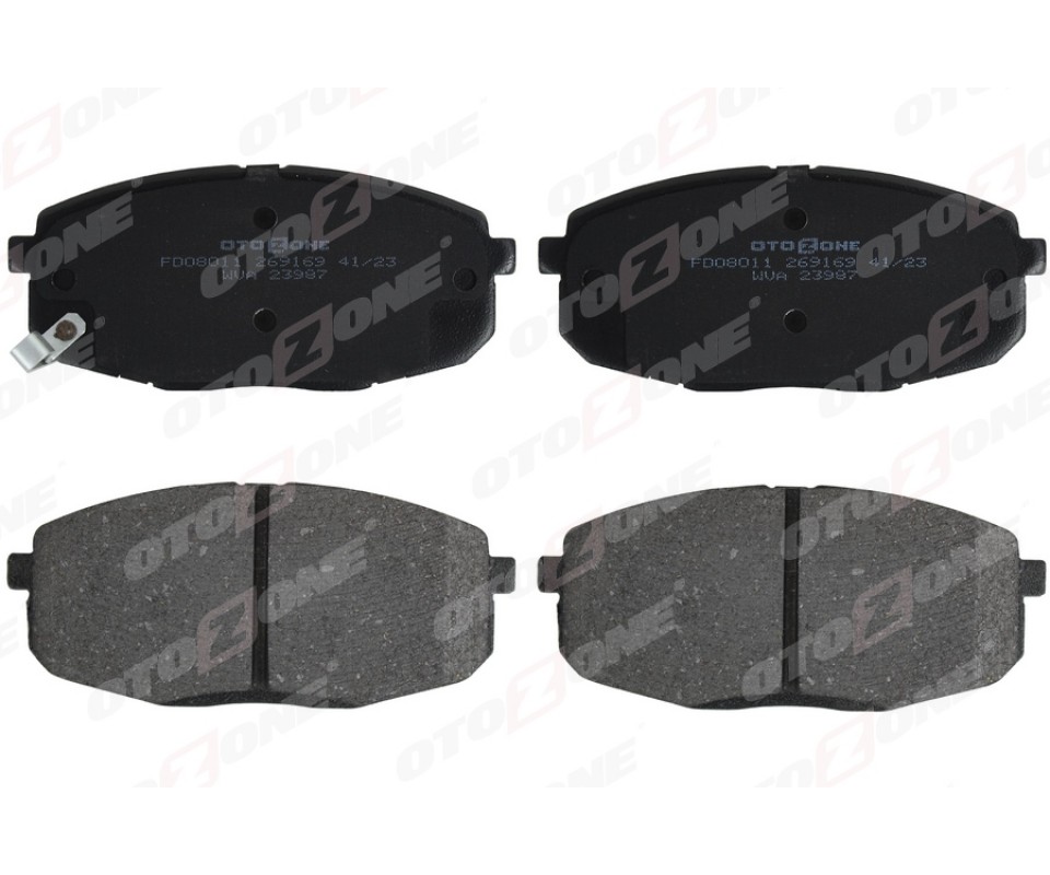 ÖN FREN BALATA HYUNDAI İ30 1.6L D4FB CRDi dizel 07-11 1.4L 1.6L benzinli 08-> / KIA CERATO 1.6L ben zinli 10-> / CEED 1.4L 1.6L benzinli 07-> - Aşınma ikaz soketli