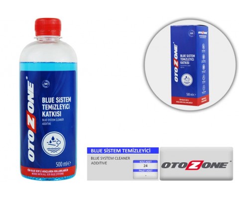 OTOZONE BLUE SİSTEM TEMİZLEYİCİ KATKISI 500 GRAM KOLİ 12 ADET