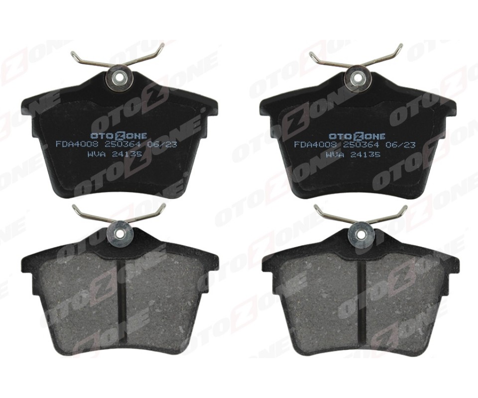 ARKA FREN BALATASI PEUGEOT P407 1.6 HDI 1.8-2.0 04> 607 00> CITROEN C5 08>