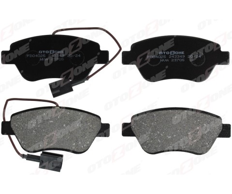 ÖN BALATA NEMO 1.3 HDİ 75 09 >BIPPER 1.3 HDİ 75 10 >BIPPER TEPEE 1.3 HDİ 10 > FIORINO 1.4 1.3D 09 > ÇİFT FİŞLİ