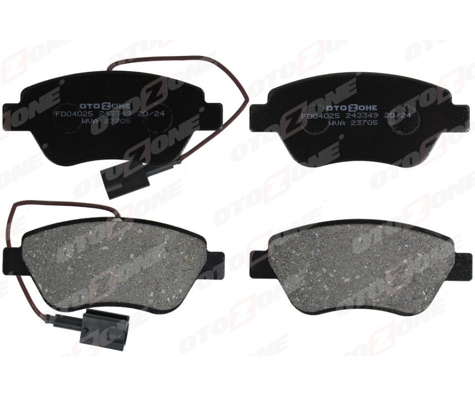 ÖN BALATA NEMO 1.3 HDİ 75 09 >BIPPER 1.3 HDİ 75 10 >BIPPER TEPEE 1.3 HDİ 10 > FIORINO 1.4 1.3D 09 > ÇİFT FİŞLİ