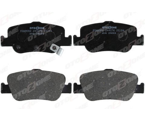 ARKA FREN BALATA TOYOTA AURIS. COROLLA 1.33L 1.6L 1NR-FE 1ZR-FAE NRE180 ZRE181 ZRE185 12-> 1.4L 1ND-FTV D-4D NDE150 NDE180 07->
