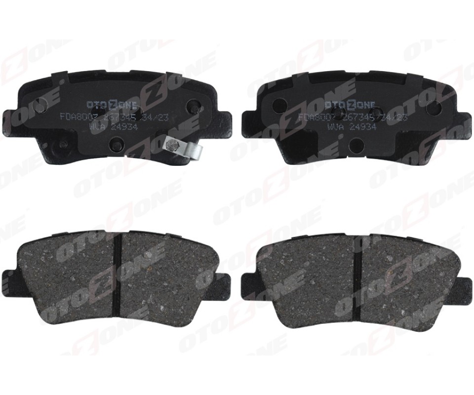 ARKA FREN BALATA HYUNDAI i20 1.2L G4LA 15-20 1.4L G4LC 15-18 1.4L D4FC CRDi 15-18 / ELANTRA 1.6L D4FB G4FG 16-> / KIA SOUL 1.6L D4FB 14-> / SPORTAGE 1.6L G4FD G4FJ T-GDI 15-> 1.6L D4FE 18->